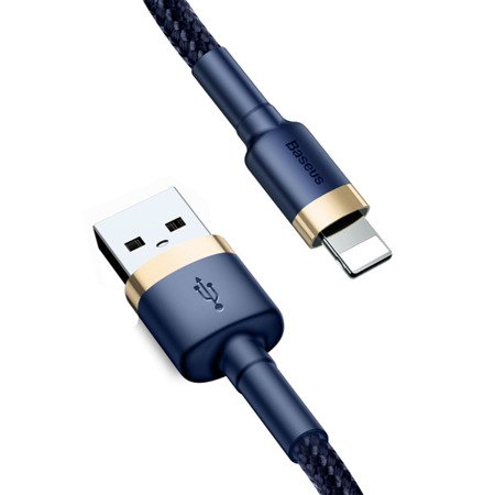 Baseus Cafule Cable | Mocny kabel USB - Lightning do iPhone 6 7 8 X 2.4A 1m 