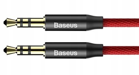 Baseus Yiven | Pozłacany kabel Audio AUX Mini Jack 3.5mm - Mini Jack 3.5mm 100cm 